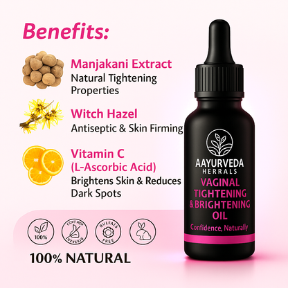 Vaginal Tightening and Brightening Oil   ( BUY ONE GET ONE FREE )