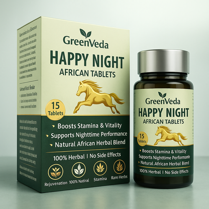 Happy Night African Tablets (BUY 1 GET 1 FREE) 30 Days Money Back Gurantee